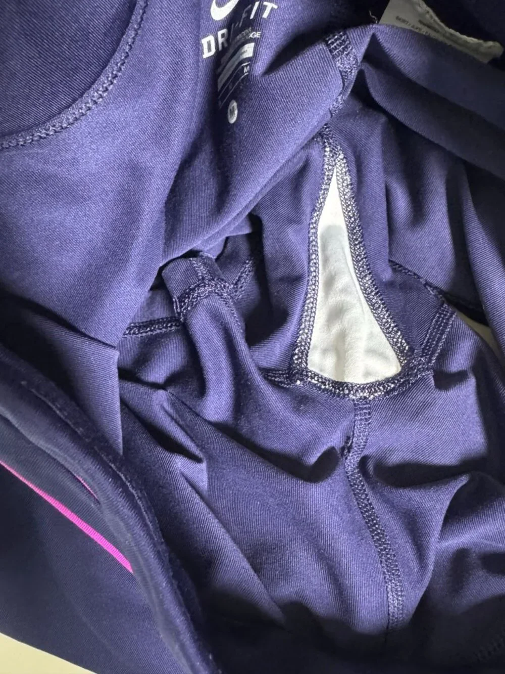 Nike Dri-Fit Purple Pink Athletic Tennis Pleated Skort Medium Pickleball Golf